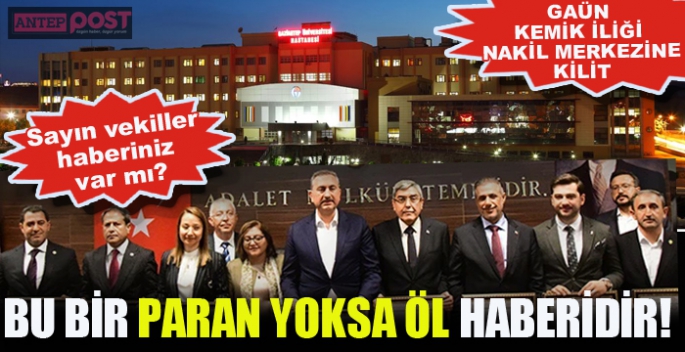 Nakil merkezi kapatıldı, kanser hastaları ölüme terkedildi